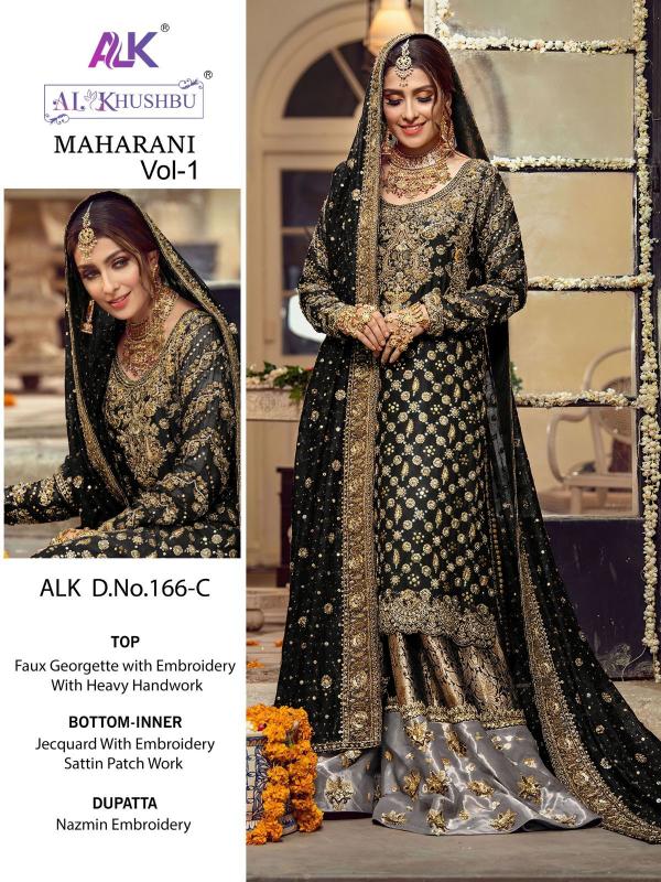 Alk Khushbu Maharani Vol Georgette Pakistani Suit Collection